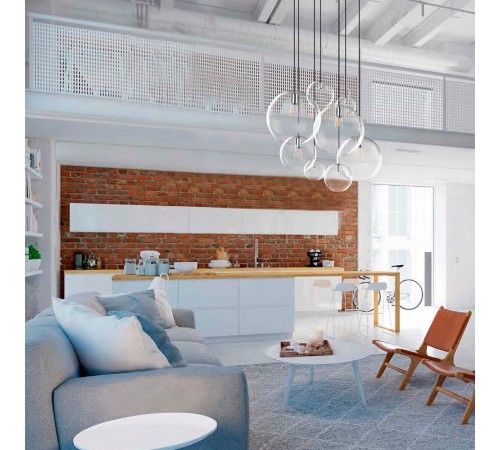 Плафон стеклянный Nowodvorski 8531 Cameleon Sphere S TR