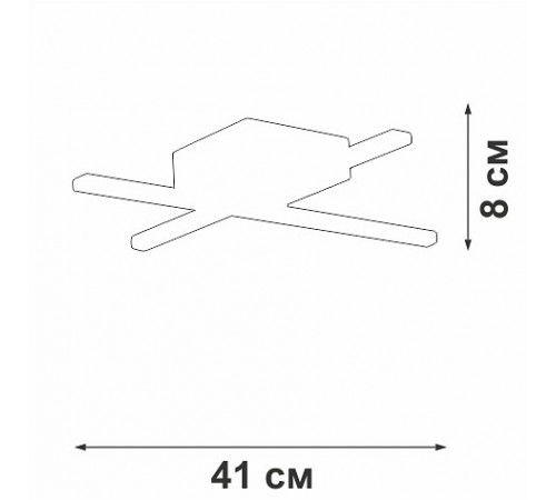 Потолочная люстра Vitaluce V3801-0/2PL V3801