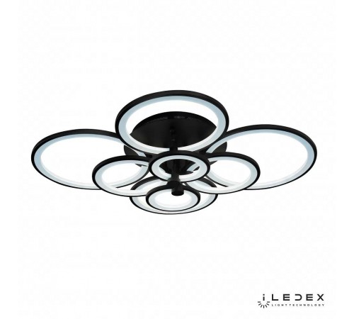 Потолочная люстра iLedex A001/8 BK Ring