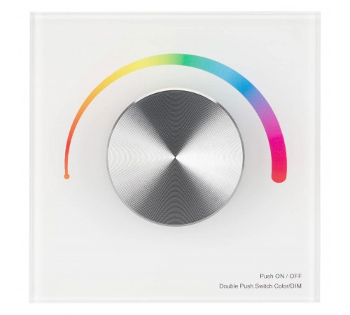 Панель-регулятора цвета RGB роторный встраиваемый Arlight 033764 SMART