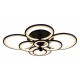 Потолочная люстра iLedex A001/8 BK Ring
