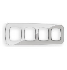 Рамка на 4 поста Ambrella Volt OF320404 Radian Стекло органическое