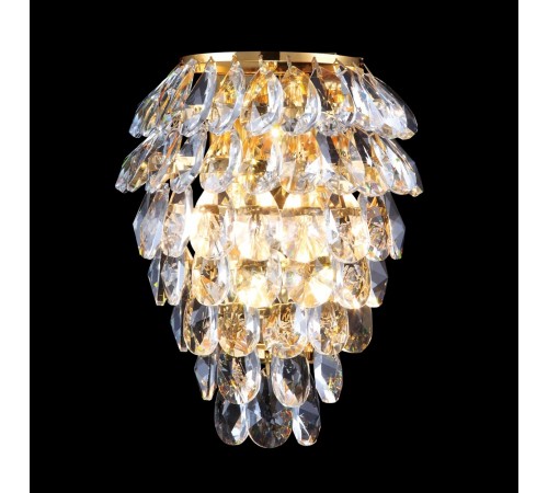 Бра Crystal Lux CHARME AP3 GOLD/TRANSPARENT