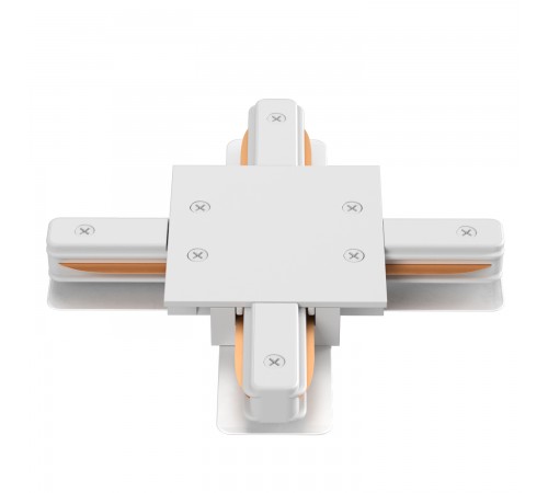 Соединитель X-образный (однофазный) для встраиваемого шинопровода Crystal Lux CLT 0.2211 04 WH