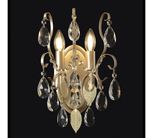 Бра Crystal Lux ESMIRALDA AP2 GOLD