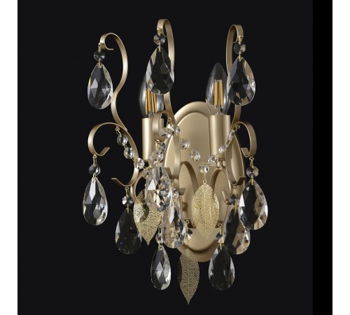 Бра Crystal Lux ESMIRALDA AP2 GOLD