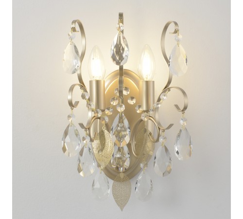 Бра Crystal Lux ESMIRALDA AP2 GOLD