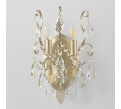 Бра Crystal Lux ESMIRALDA AP2 GOLD