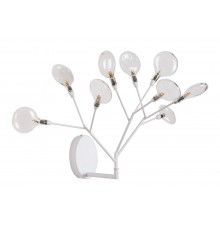 Бра Crystal Lux EVITA AP9 WHITE/TRANSPARENT