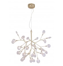 Светильник подвесной Crystal Lux EVITA SP36 GOLD/TRANSPARENT