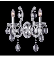 Бра Crystal Lux HOLLYWOOD AP2 CHROME