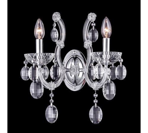 Бра Crystal Lux HOLLYWOOD AP2 CHROME