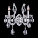 Бра Crystal Lux HOLLYWOOD AP2 CHROME