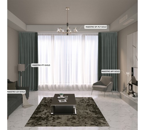 Торшеры Crystal Lux MAESTRO PT1 GOLD