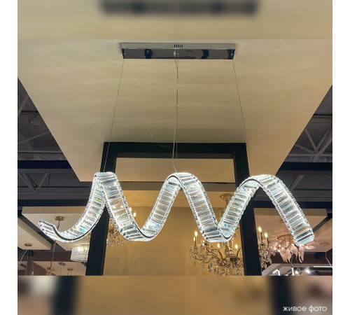 Люстра Crystal Lux MUSIKA SP100W LED L1200 CHROME