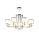 Люстра Crystal Lux NICOLAS SP-PL8 NICKEL/WHITE