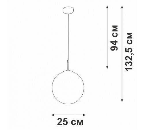 Подвесной светильник Vitaluce V2816-1/1S V2815