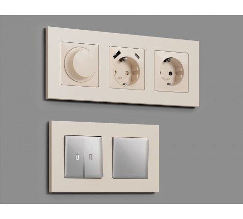 Рамка на 4 поста Ambrella Volt AF250334 Qubi