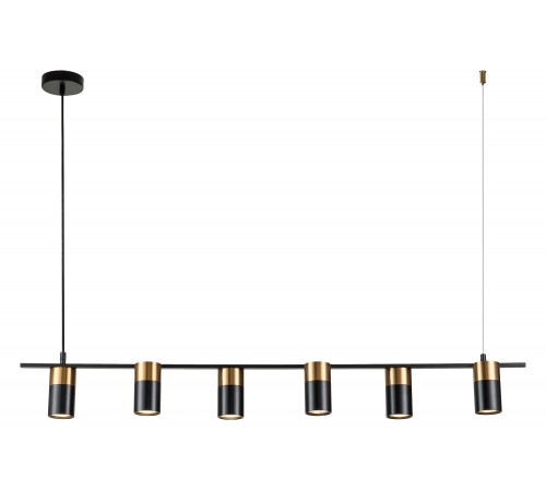 Подвесной светильник Indigo 11014/6P Black Liberta