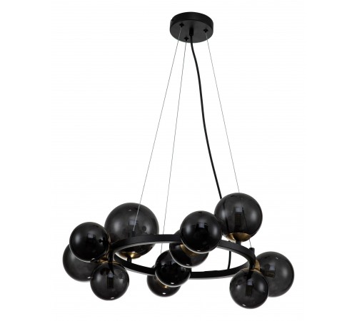 Подвесная люстра Indigo 11018/11P Black Molecola