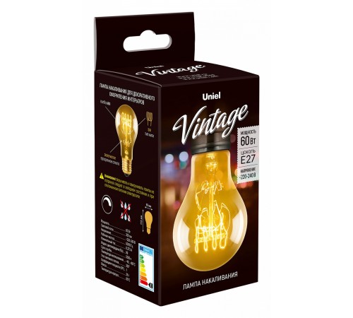 Лампа накаливания Uniel UL-00000476 IL-V