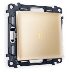 Выключатель одноклавишный с подсветкой без рамки Ambrella Volt MA602010 Quant