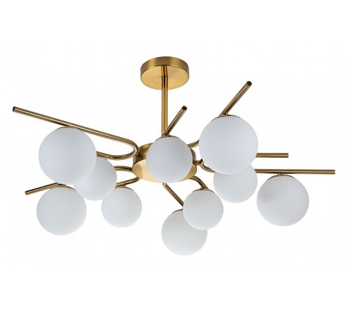 Люстра на штанге Escada 642/10P Brass Sphere