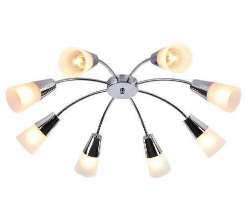 Потолочная люстра Escada 1100/8P Chrome Aquilegia
