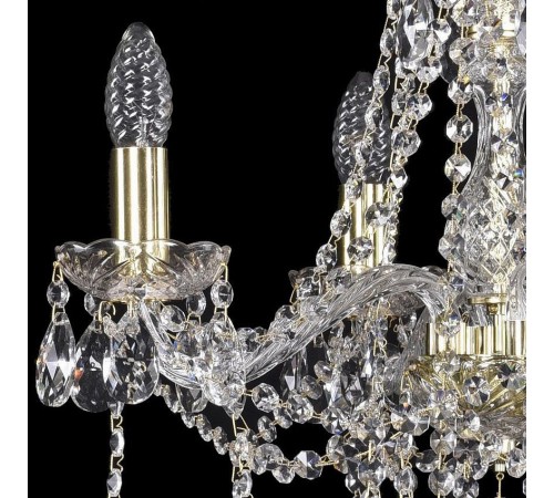 Подвесная люстра Bohemia Ivele Crystal 1413/4/165/G 1413