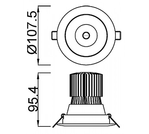 Встраиваемый светильник Mantra C0077 Formentera