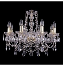 Подвесная люстра Bohemia Ivele Crystal 1411/8/195/G 1411