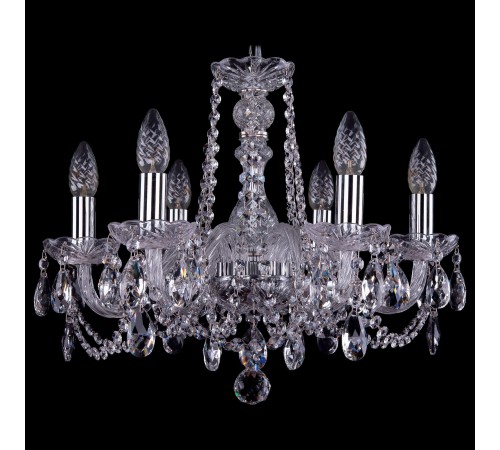 Подвесная люстра Bohemia Ivele Crystal 1402/6/160/Ni 1402