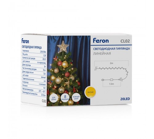 Гирлянда Нить CL02 32288