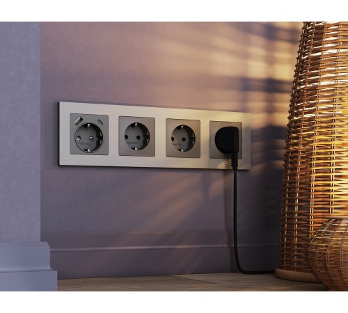 Рамка на 3 поста Ambrella Volt AF220503 Techno