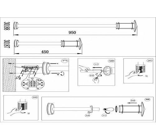 Наземный низкий светильник Eglo 30187 Lisio