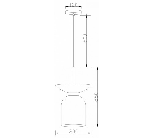 Подвесной светильник Moderli V11552-1P Lecce