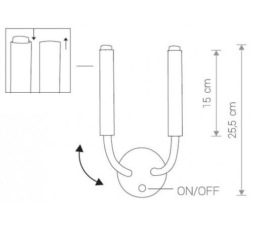 Бра Nowodvorski 8354 Stalactite