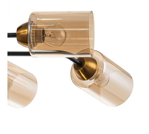 Люстра на штанге Escada 1131/6P Black/Gold Vertigo