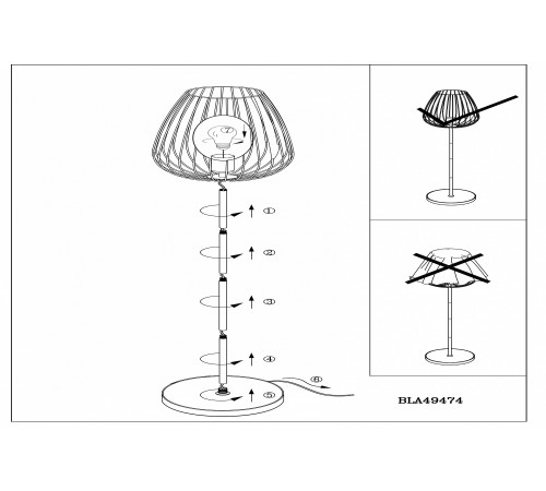 Торшер Eglo 49474 Newtown