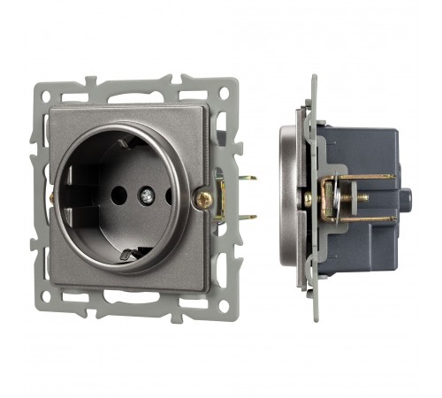 Розетка с заземлением, без рамки Arlight 43741 SCT