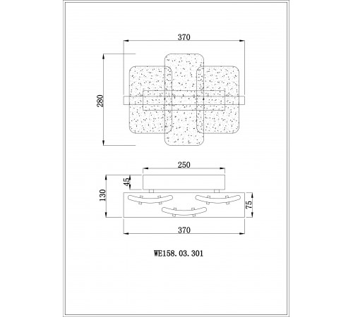 Бра Wertmark WE158.03.301 Nelly