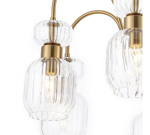 Люстра на штанге Escada 1141/8PL Clear Gloss