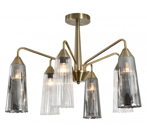 Люстра на штанге Indigo 13028/6R Brass Campana