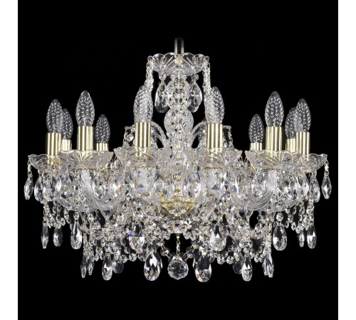 Подвесная люстра Bohemia Ivele Crystal 1411/12/195/G 1411
