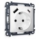 Розетка с заземлением и 2хUSB type A и C, без рамки Ambrella Volt MA110010 Quant