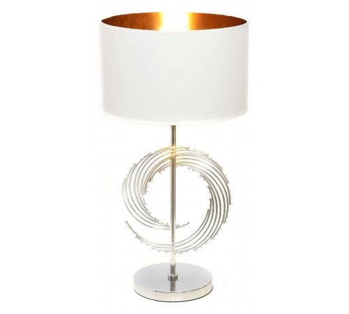 Настольная лампа декоративная LUMINA DECO LDT 5531 CHR+WT Fabi