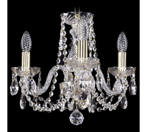 Подвесная люстра Bohemia Ivele Crystal 1402/3/141/G 1402