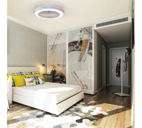 Светильник с вентилятором Mantra (люстры-вентиляторы) 8291 Gamer