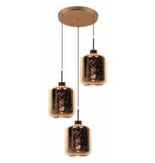 Подвесной светильник LUMINA DECO LDP 6811-3 RD GD Alacosmo