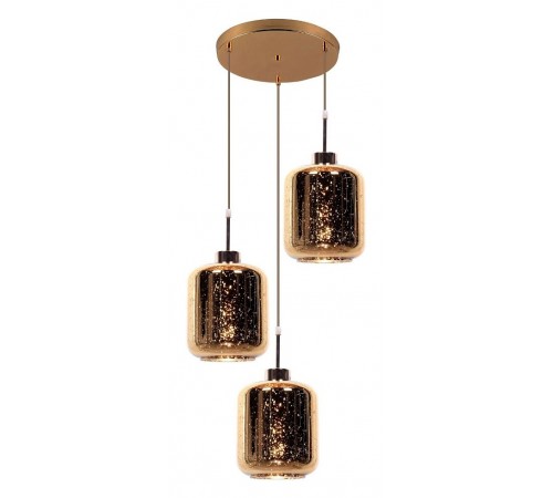 Подвесной светильник LUMINA DECO LDP 6811-3 RD GD Alacosmo